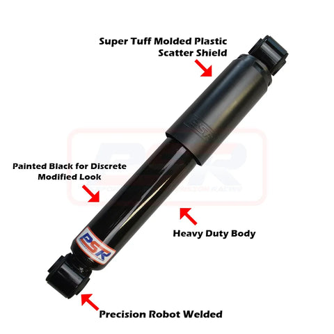 Performance Suspension Racing TTG Rear 2" Shock Absorber (Navara R51) — fits Toyota Hilux An120 An130 Series