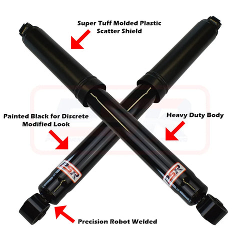 Performance Suspension Racing TTG Rear 3-4" Shock Absorber Long Travel - PAIR (Navara NP300) — fits Toyota Hilux An...
