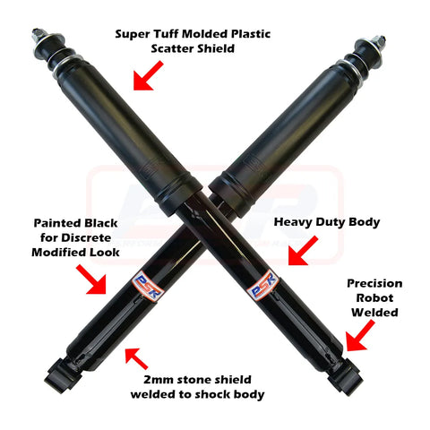 Performance Suspension Racing TTG Rear 2-3" Shock Absorber - PAIR (Landcruiser 200 Series) — fits Toyota Hilux An12...
