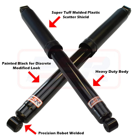 Performance Suspension Racing TTG Rear 2" Shock Absorber - PAIR (BT-50/Ranger PX/PJ-PK) — fits Toyota Hilux An120 A...