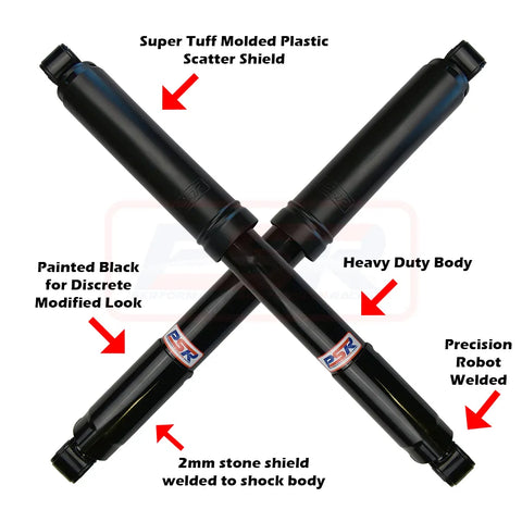 Performance Suspension Racing TTG Rear 2" Shock Absorber - PAIR (Amarok)