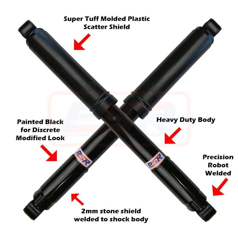 Performance Suspension Racing TTG Rear 2" Shock Absorber - PAIR (Amarok)