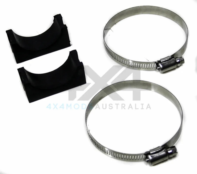 Performance Suspension Racing Remote Reservoir Flat Mounting Rubber Mount and Clamp - Pack of 2