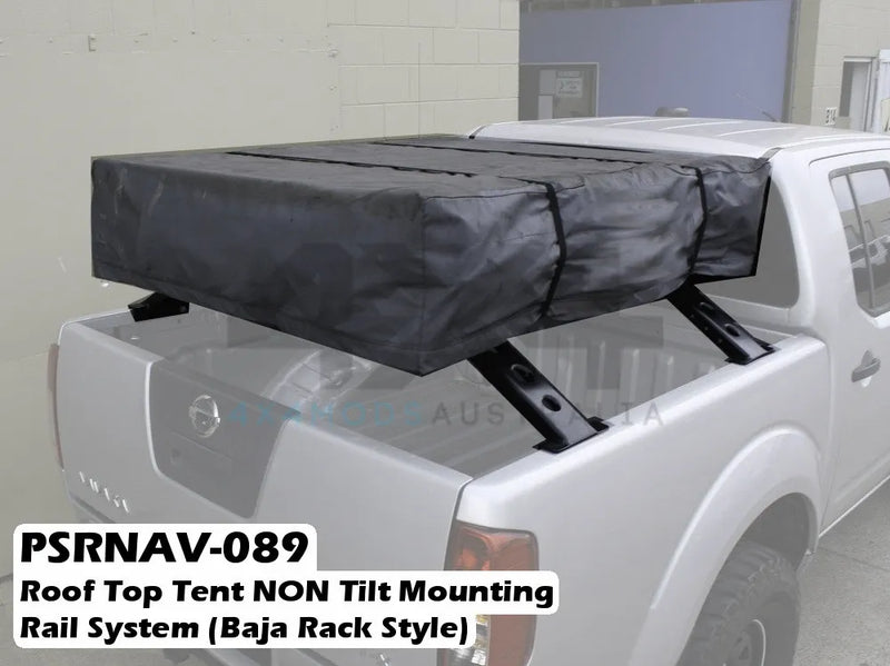 Performance Suspension Racing Roof Top Tent Non Tilt Mounting Rail System - Baja Rack Style — fits Toyota Hilux An1...