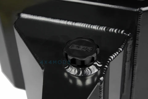Performance Suspension Racing Weld On Aluminium Tank Lid - Black Cap