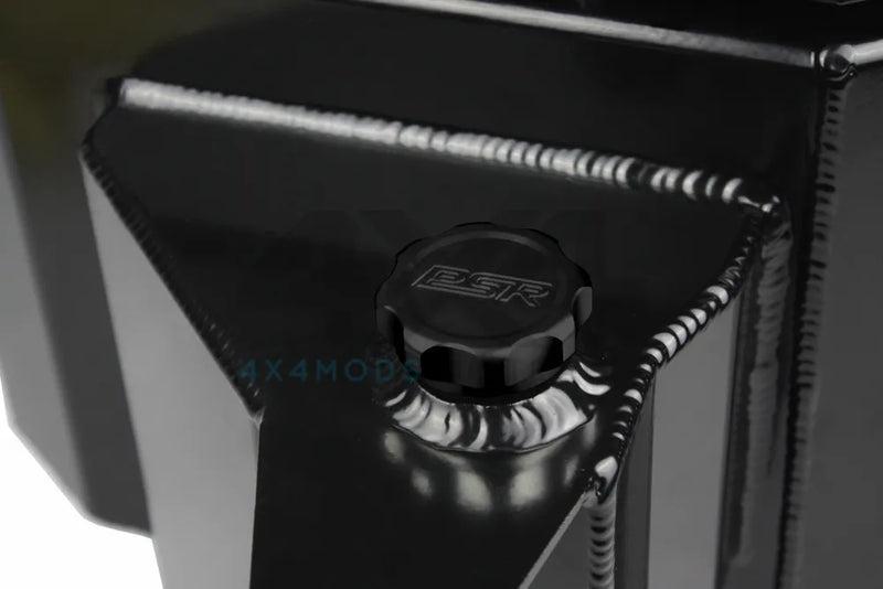 Performance Suspension Racing Weld On Aluminium Tank Lid - Black Cap