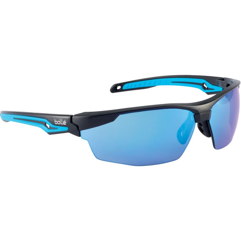 Bolle Aust Tryon Safety Glasses CSP Cobalt Flash Smoke