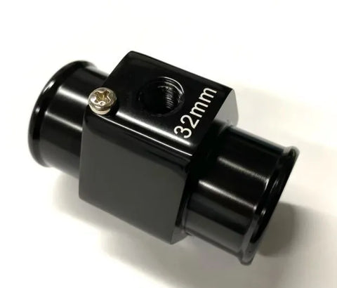 ProSport Water Temp Sender Radiator Hose Adapter - Black - 38mm
