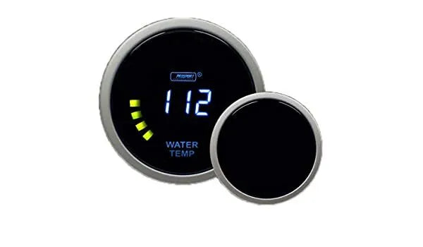 ProSport 52mm 'Digital' Water Temperature Gauge - Blue - Fahrenheit