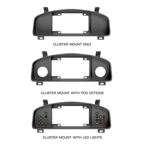 PowerTune Digital Cluster Mount (Chaser 6th Gen JZX100) — fits Toyota Chaser