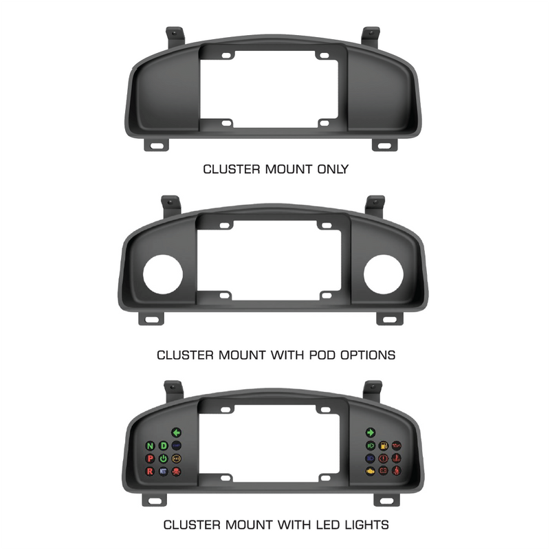 PowerTune Digital Cluster Mount (Chaser 6th Gen JZX100) — fits Toyota Chaser
