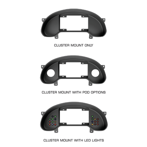 PowerTune Digital Cluster Mount (Corvette 6th Gen) — fits Chevrolet Corvette