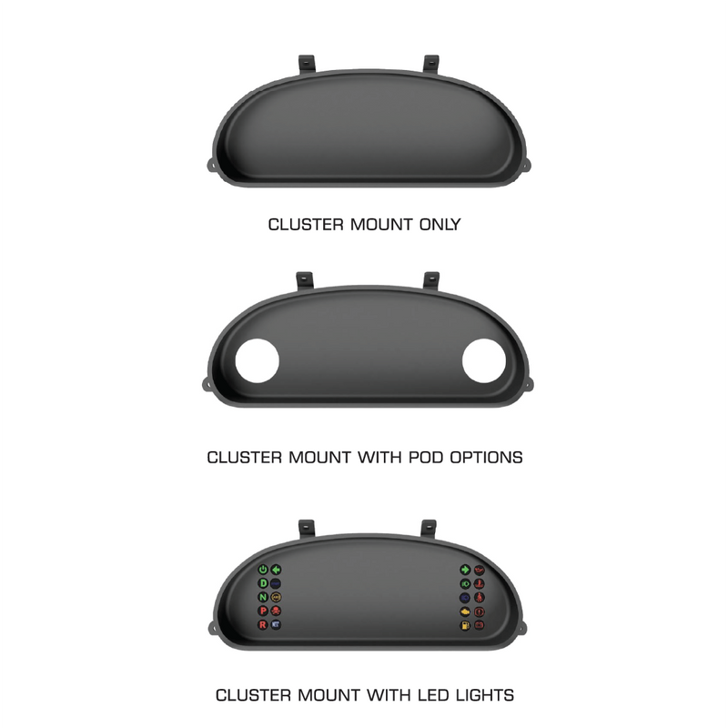PowerTune Digital Cluster Mount (EVO 1-2-3) — fits Mitsubishi Evo 1 3