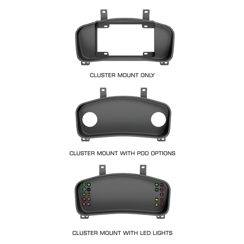 PowerTune Digital Cluster Mount (EVO 4-5-6) — fits Mitsubishi Evo 6