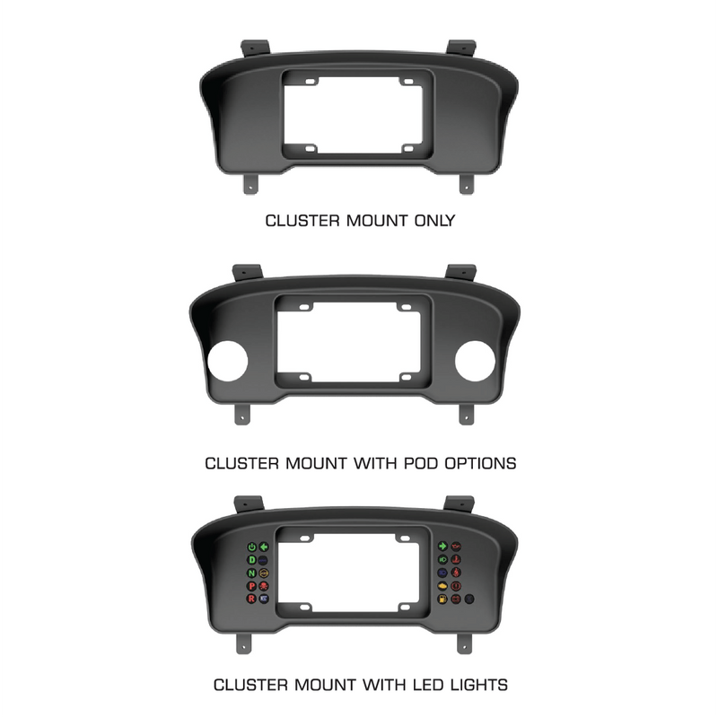 PowerTune Digital Cluster Mount (Patrol Y61 GU Series 4) — fits Nissan Patrol GQ