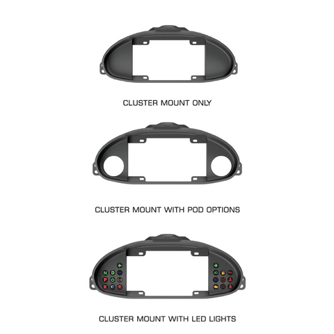 PowerTune Digital Cluster Mount (integra DC1-DC2-DC4 93-01) — fits Honda Integra