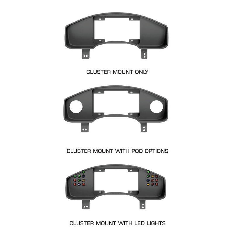 PowerTune Digital Cluster Mount (MR2 SW20) — fits Toyota Mr2