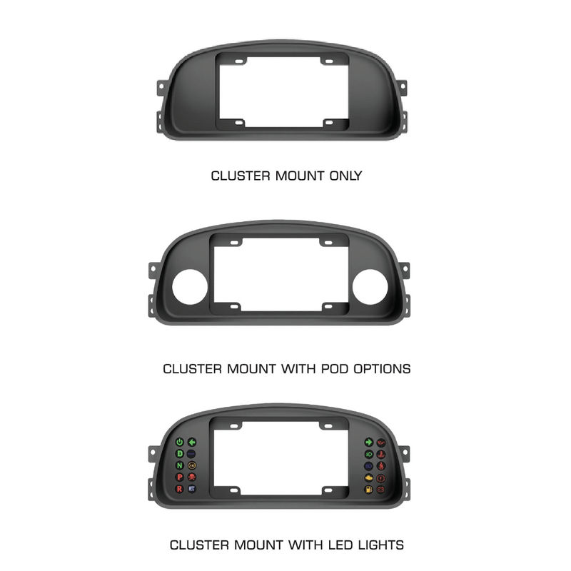 PowerTune Digital Cluster Mount (RX7 85-92) — fits Mazda RX-7