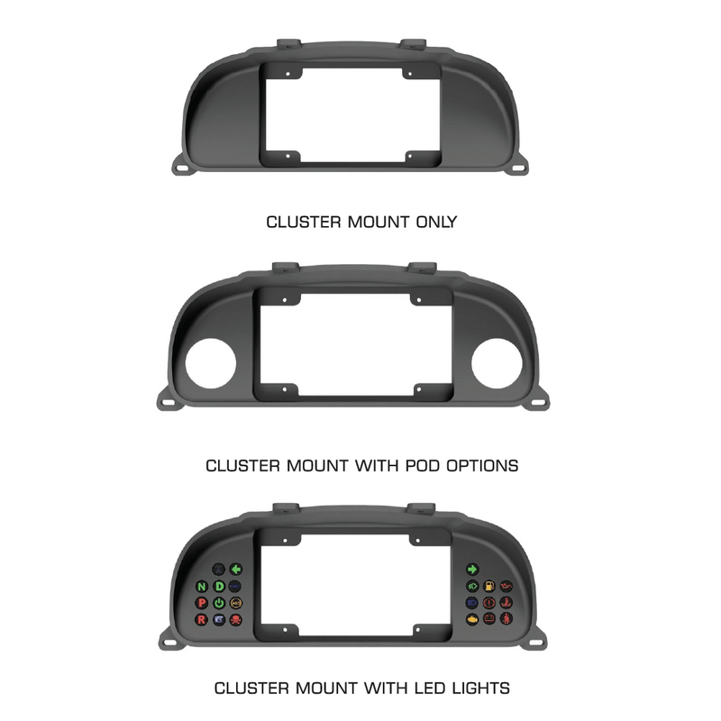 PowerTune Digital Cluster Mount (WRX/STI GC 92-97) — fits Subaru WRX