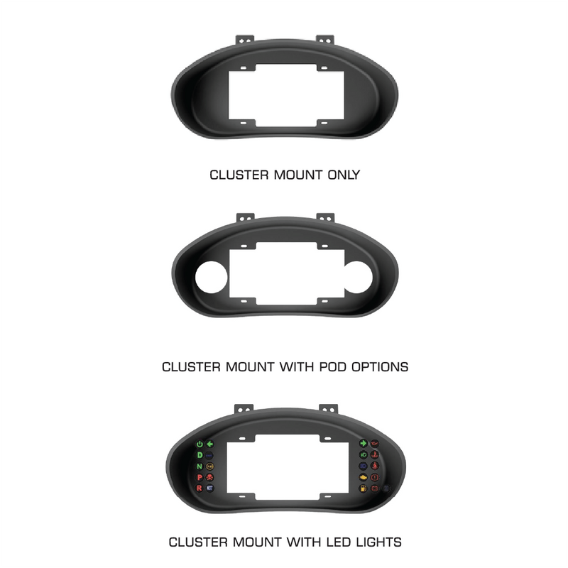 PowerTune Digital Cluster Mount (WRX/STI 08-14/Forester 08-13) — fits Subaru Forester