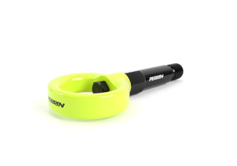 Perrin Rear Tow Hook Kit Neon Yellow (Toyota A90 Supra) — fits Toyota Supra