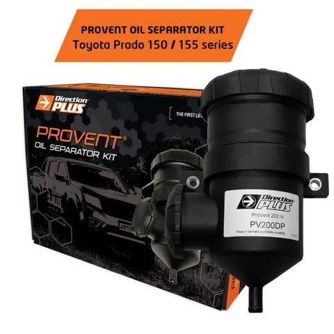 Direction Plus Provent Oil Separator Kit (Prado 150-155 15-19) — fits Toyota Landcruiser Prado 150 Series
