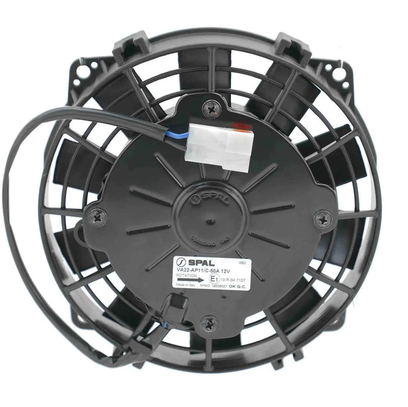 PWR 6" Fan Straight Blade Pull 12V 313CFM 53mm Deep