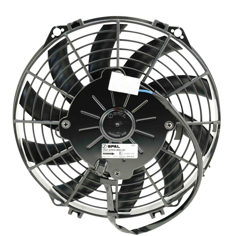 PWR 9" Fan Skew Blade Push 12V 590CFM 52mm Deep