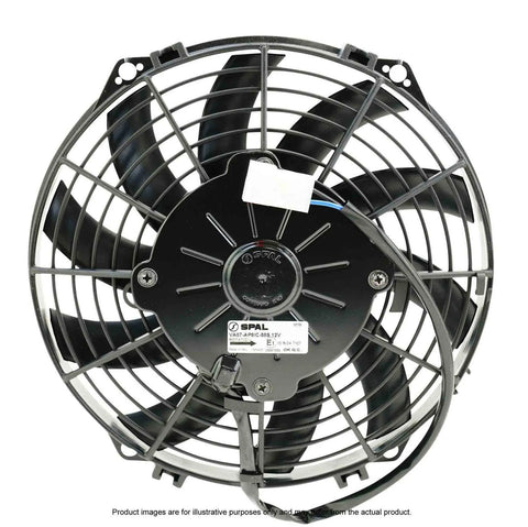 PWR 9" Fan Skew Blade Pull 12V 602CFM 52mm Deep