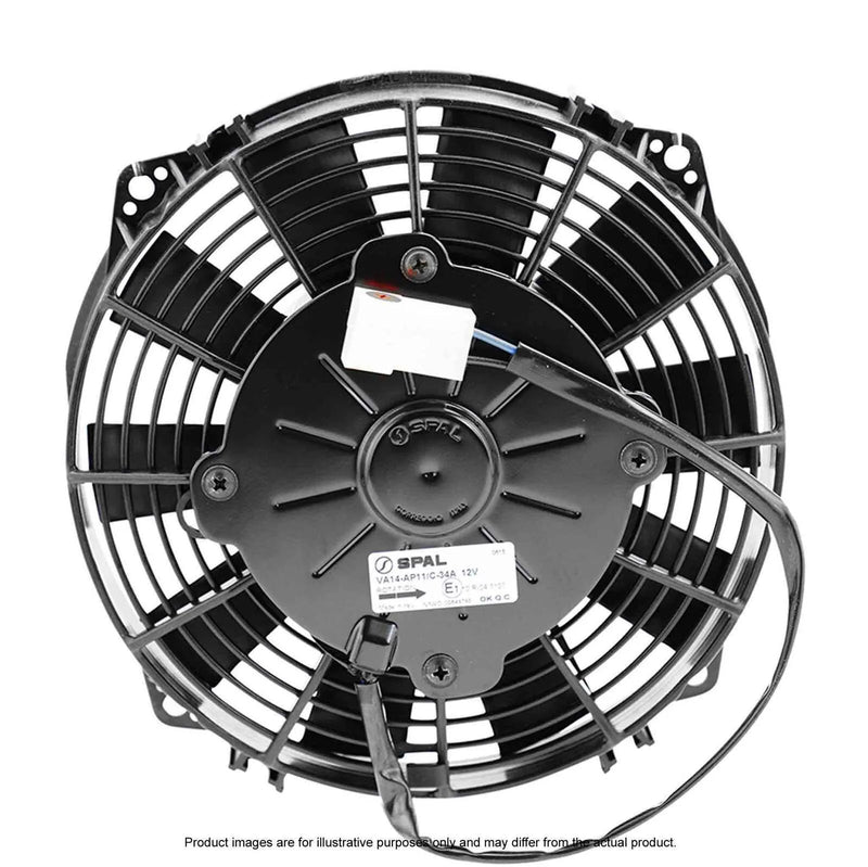 PWR 9" Fan Straight Blade Pull 12V 596CFM 52mm Deep