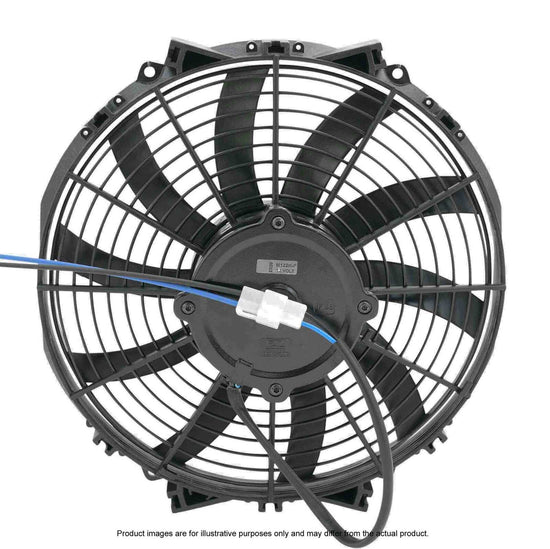Spal 13in Fan Skew Blade Pull 12V (1710CFM) (87mm Deep)