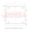 PWR Universal 10in Square 26mm Ltr PWR2281