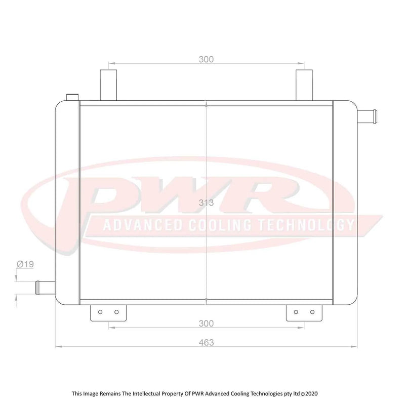 PWR 26mm Heat Exchanger (Monaro 01-02)