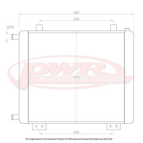 PWR 26mm Heat Exchanger (Commodore 02-06)