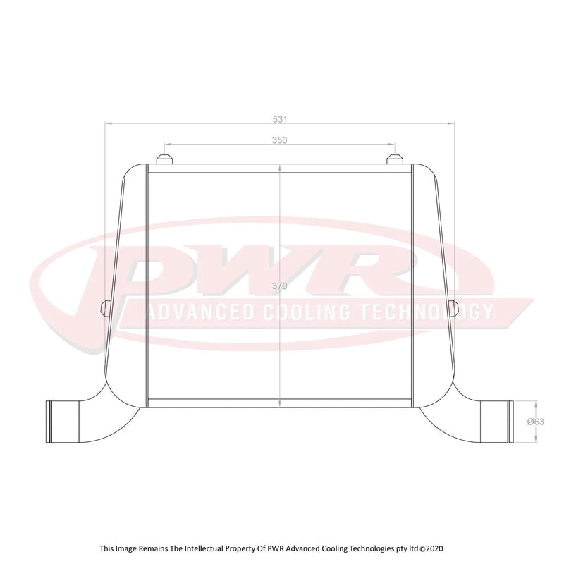 PWR PWI5242-XPX 55mm Intercooler (R100 67-71) | Kren Offroad NZ