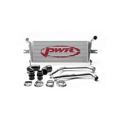 PWR 68mm Intercooler & Pipe Kit (Colorado RG 2.8L 12-13) - Polished — fits Holden Colorado