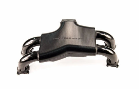 Process West Intake Manifold - Stock Orientation w/Cable Throttle (WRX/STi 01-05) Black — fits Subaru STI