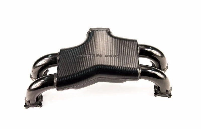 Process West Intake Manifold - Stock Orientation w/Cable Throttle (WRX/STi 01-05) Black — fits Subaru STI