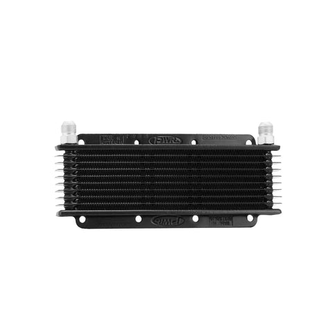 PWR Trans Oil Cooler & Diff Cooler - 280 x 80 x 19mm -8 AN fittings Black Powder Coat