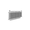 PWR Trans Oil Cooler & Diff Cooler - 280 x 80 x 19mm -6 AN fittings - Raw