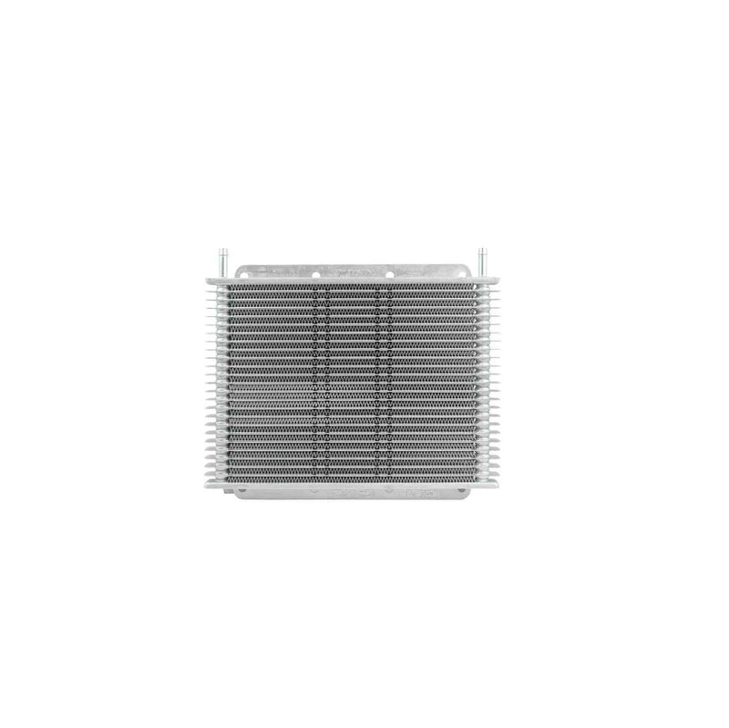PWR Trans Oil Cooler - 280 x 200 x 19mm 5/16" Hose Barb suits 9" SPAL Fan - Black Powder Coat