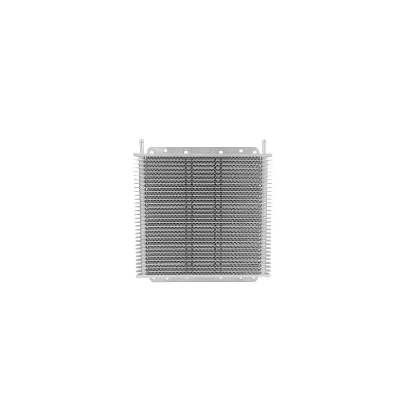 PWR Trans Oil Cooler - 280 x 255 x 19mm 5/16" Hose Barb suits 11" SPAL Fan - Raw