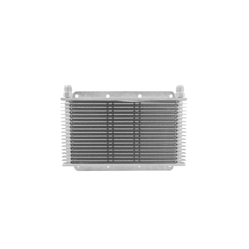 PWR Trans Oil Cooler - 280 x 150 x 19mm -8 AN fittings Raw