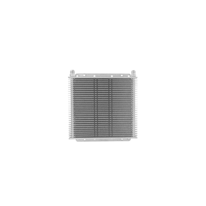 PWR Trans Oil Cooler - 280 x 255 x 19mm -8 AN fittings suits 11" SPAL Fan