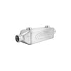 PWR Universal Water to Oil Cooler - In-line 3" x 3" x 8" with 38mm Outlets