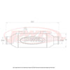 PWR Universal Water To Oil Engine Oil Cooler 3inX 6in
