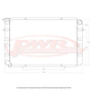 PWR PWR0329X 55mm Radiator (WB 80-84) | Kren Offroad NZ