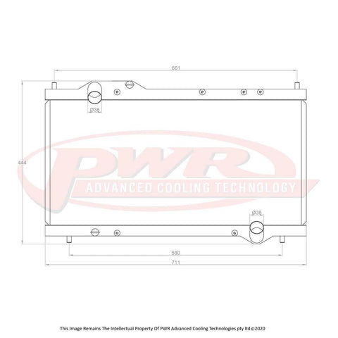 PWR 42mm Radiator (NSX 3.0L V6 90-05)