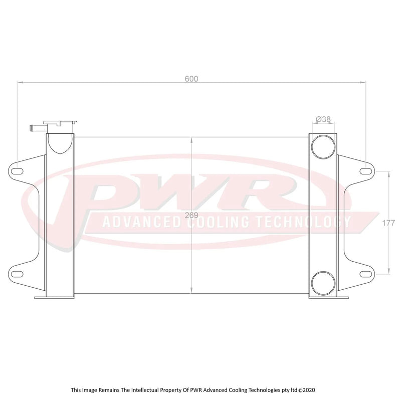 PWR 55mm Radiator (R100 67-71)