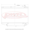 PWR PWR5474 42mm Radiator (AE86 83-87)